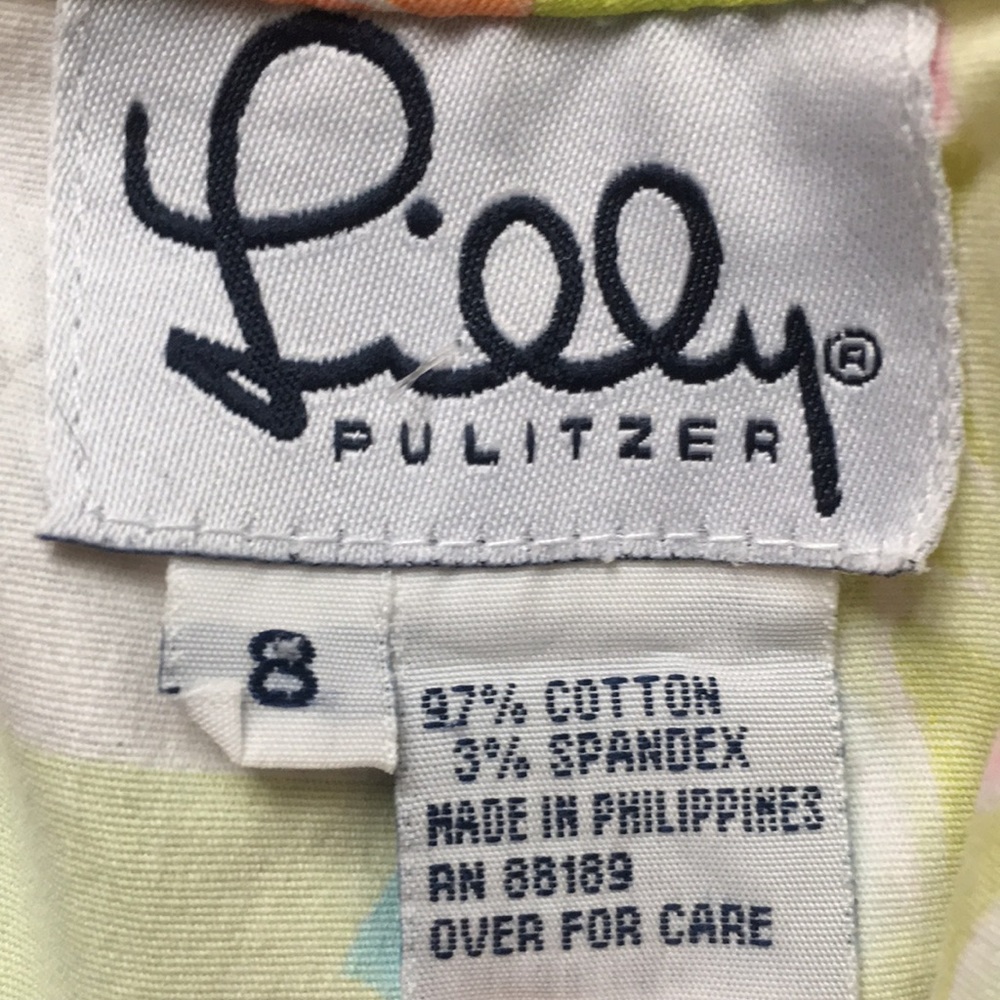 Lilly Pulitzer vintage Capri print pants - Picture 3 of 6
